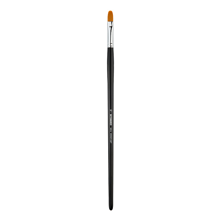 Кисть синтетика мягкая №10 овальная Sketchmarker "343" ручка длинная 606x758