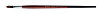 Кисть синтетика №0 кошачий язык Escoda "Versatil Brush L/H" 1
