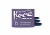 Набор картриджей для перьевых ручек Kaweco 6 шт, Темно-синий