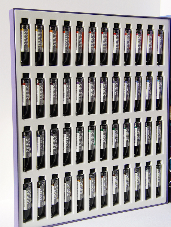 Набор гуаши дизайнерской Super Vision 48 цветов в тубах, в картонной коробке
