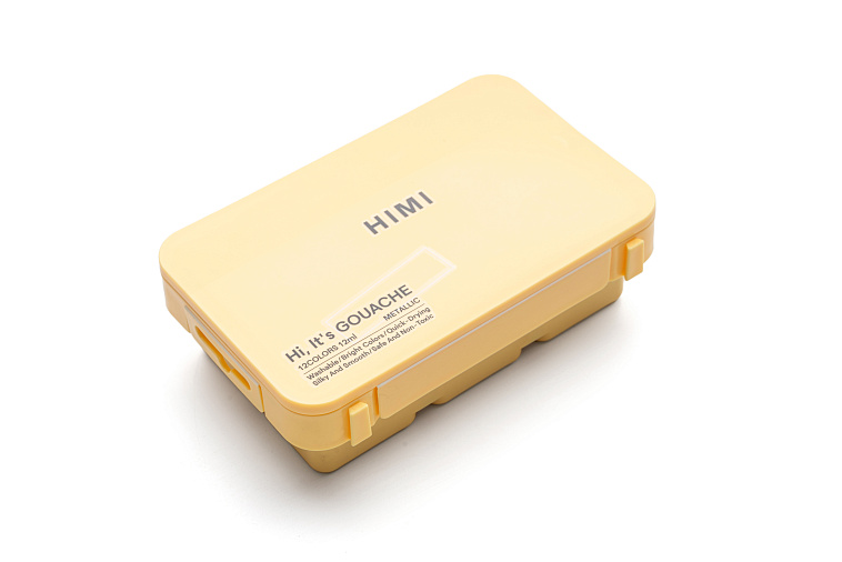 Набор гуаши HIMI 12 цв по 12 грамм, металлики 606x758