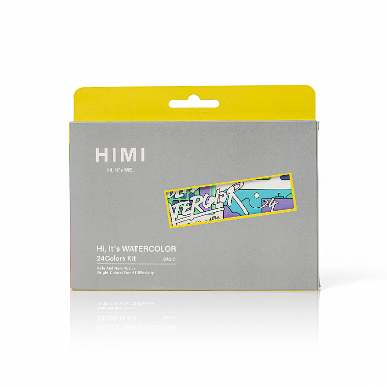 Набор акварели HIMI 24 цвета 606x758