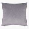 Подушка декоративная KK/home серый велюр, 30*30 см 1