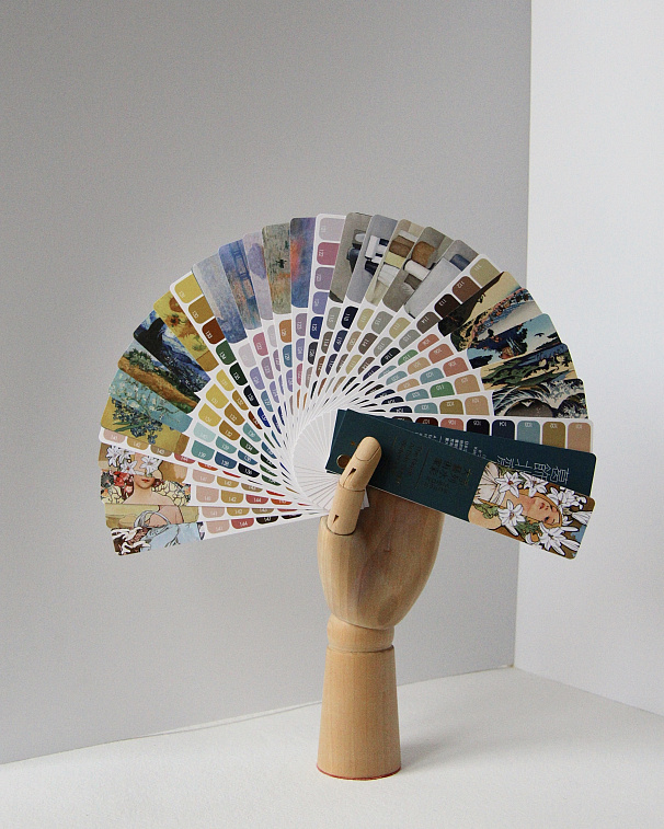 Набор акварели традиционной китайской Super Vision "Claude Monet" 10 цв*8 мл туба, картон + цветовые схемы