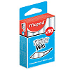 Набор мелков Maped "White peps" 10 цв круглые, формула "без грязи"  1