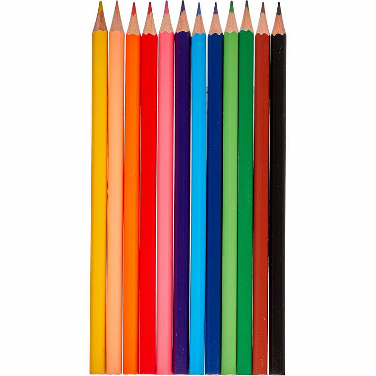 Набор карандашей цветных Koh-I-Noor "Pastelky" 12 шт в картоне  