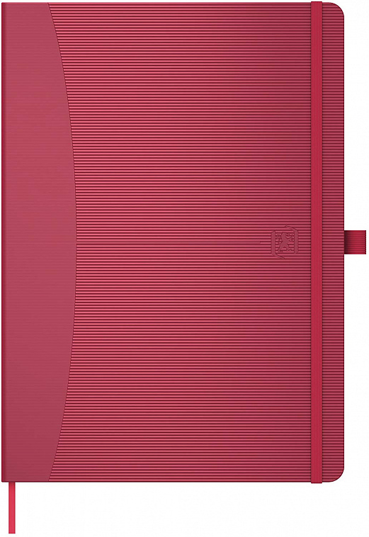 Блокнот в линейку OXFORD Signature A5 80 л твердая обложка красный