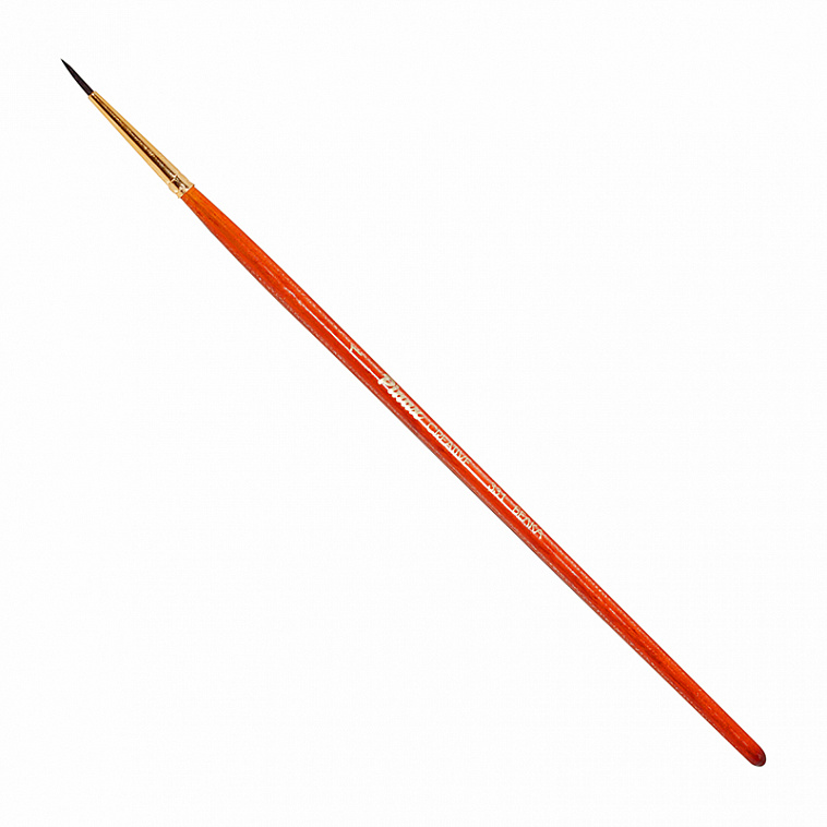 Кисть белка №1 круглая Pinax "Creative 331" короткая ручка 606x758