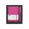 Набор ручка перьевая LAMY Safari, F, Розовый+Записная книжка, мягкий переплет, А6, розовый