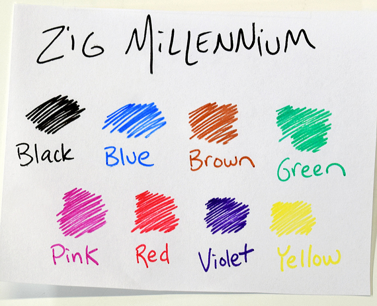 Ручка капиллярная ZIG "Millennium" все цвета, все размеры