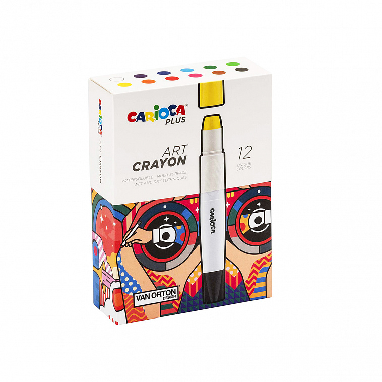 Набор художественных мелков "Carioca Plus" 12 цв.