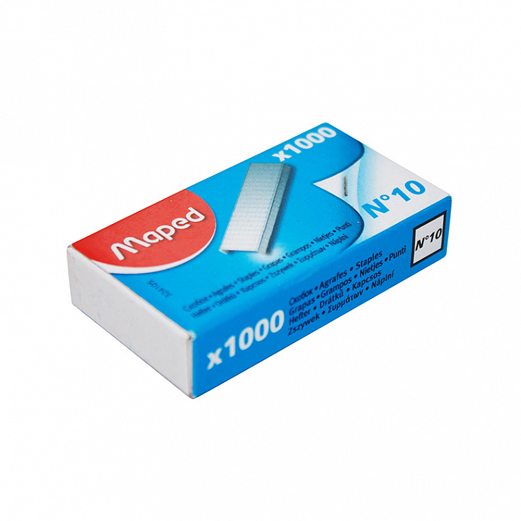 Скобы для степлера №10 1000 шт Maped 606x758