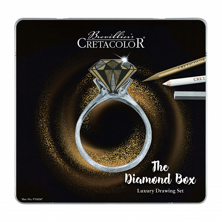 Набор Cretacolor "THE DIAMOND BOX" в металлической коробке