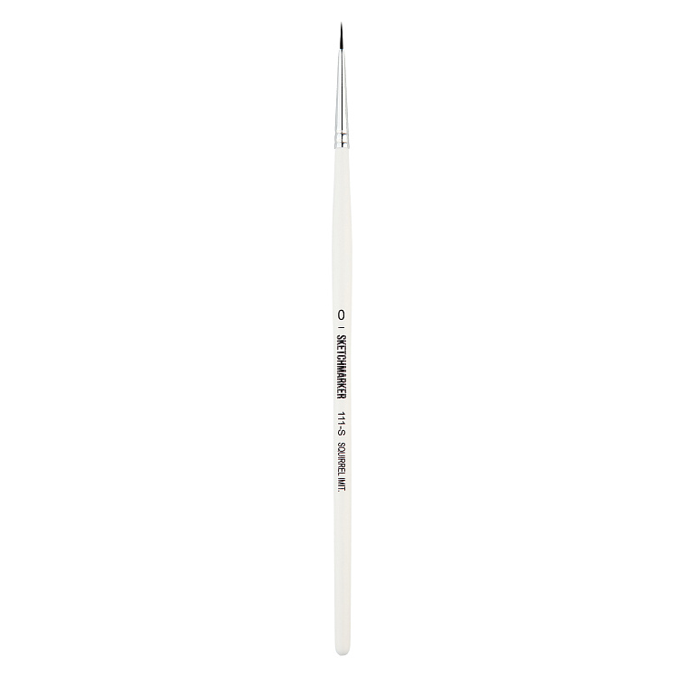 Кисть белка имитация №0 круглая  Sketchmarker "111" ручка короткая 606x758