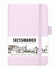 Блокнот для зарисовок Sketchmarker 9х14 см 80 л 140 г, твердая обложка Фиолетовый пастельный