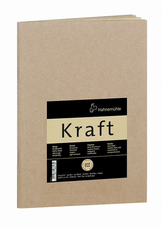 Блокнот для набросков Hahnemuhle "Kraft" А5 20 л 120 г 606x758