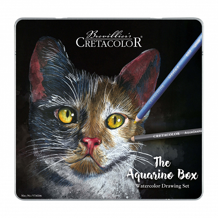 Набор Cretacolor "THE AQUARINO BOX" в металлической коробке