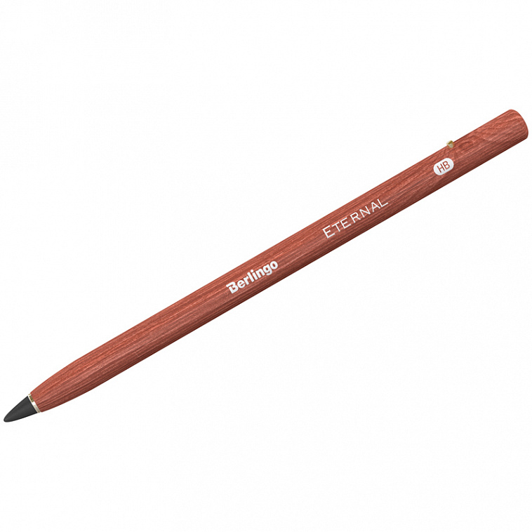 Вечный карандаш Berlingo "Eternal" с металлическим наконечником, цвет корпуса натуральное дерево